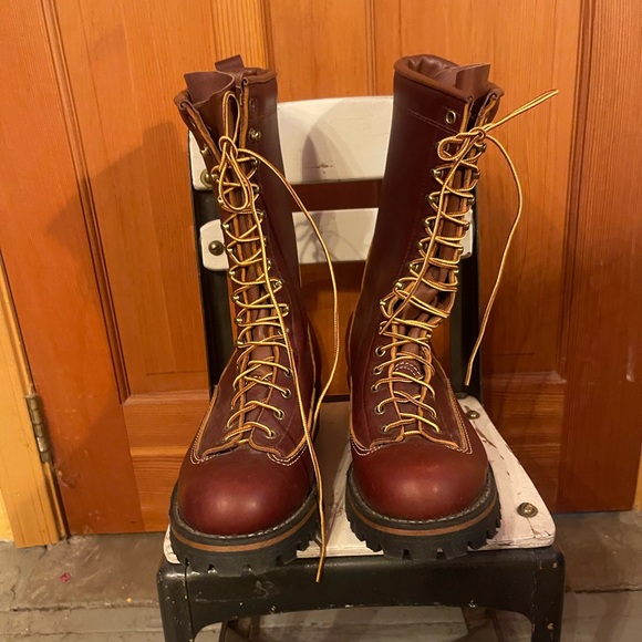 Red Dawg Brown Leather Boots - Picture 3 of 6